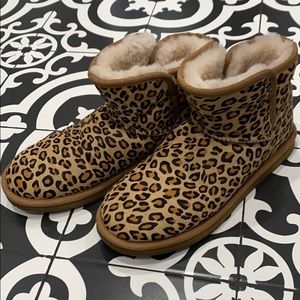 Cheetah print Ankle ugg boot 206 Collective